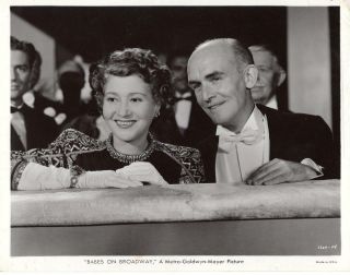 Fay Bainter/james Gleason " Babes On Broadway " 1941 Vintage Movie Still