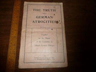 Ww1 1915 Dated Report 