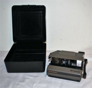 Vintage Polaroid Spectra Camera With Film And In Case