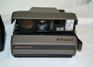 Vintage Polaroid Spectra Camera with Film and In Case 2