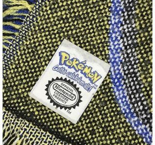 1990 ' s Pokemon Nintendo Throw Blanket Made in USA Vintage 41 