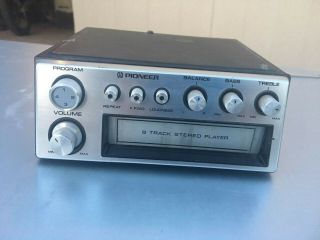 1977 Pioneer Tp - 727 Car Stereo 8 Track Tape Player