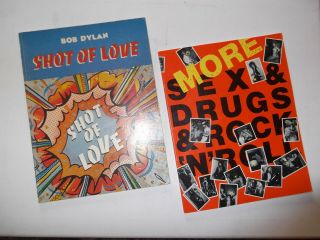 Vintage Bob Dylan Shot Of Love 1981 Songbook With More Sex Drugs Rock Roll Book