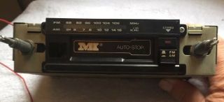 Vintage Mi Auto Stop Am Fm Cassette Player Prc - 300 Made In Japan