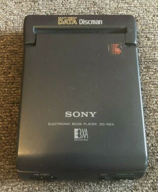 Sony Multi - Media Data Discman Dd - 10ex Electronic Book Player -