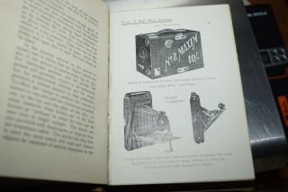 antique 1909 PHOTOGRAPHY WITH ROLL FILMS book cameras 5