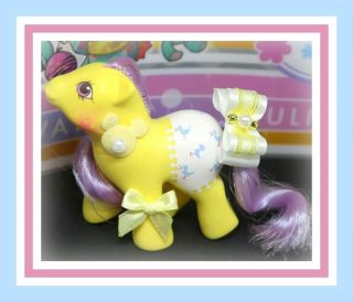 ❤️my Little Pony Mlp G1 Vintage Baby Splashes Fancy Pants First Tooth Ducks❤️