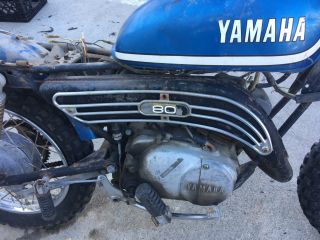 Oem Yamaha Mx/gt80 Exhaust Pipe Vintage Ahrma Mx Enduro Classic