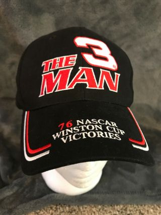 Vtg Dale Earnhardt Winners Circle Hat 76 Winston Cup Victories The 3 Man Nascar
