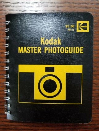 Vintage Kodak Master Photoguide Ar - 21 Printed 1973 Pocket Size Stickers Intact