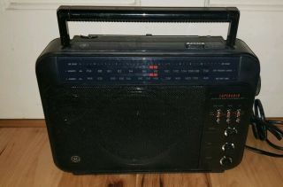 General Electric Ge Superadio Radio Wide Band Longe Range Model 7 - 2887b