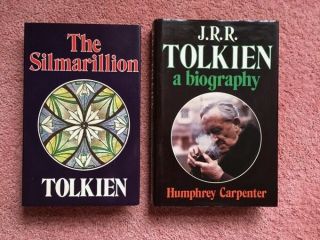 J.  J.  R.  Tolkien - The Silmarillion & A Biography.  Both 1st Edition/1st Print Hb,  Dj