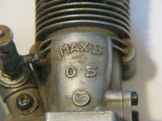 VINTAGE MAX - S OS 35 GAS RC AIRPLANE MOTOR ENGINE 5