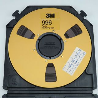 3m 996 Nab Metal Reel Golden / Yellow 10.  5 Inch / 26.  5 Cm With Band & Case