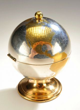 Vintage Clam Shell Globe Table Lighter - Mcm Mid - Century