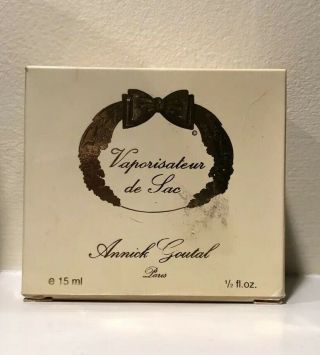Vintage Annick Goutal Vaporisateur Le Sac Paris Perfume 15ml 1/2 Fl Oz