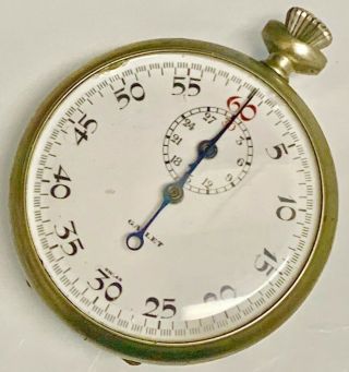 Vintage Gallet Stopwatch 5 Minute Timer Park 2 Jewel Swiss Movement For Repair