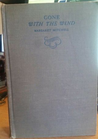 Vintage Margaret Mitchell Gone With The Wind Civil War Antique Hardcover Book