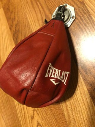 Vintage Everlast speed punching bag with swivel mount 4