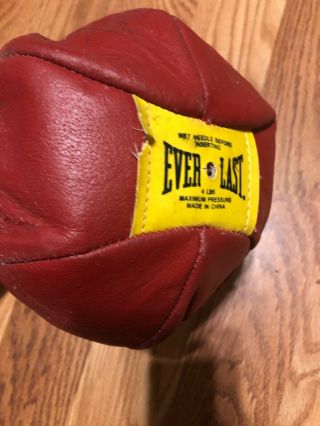 Vintage Everlast speed punching bag with swivel mount 5