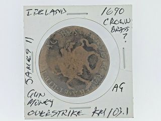 1690 Vintage Irish Coin