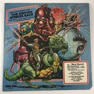 Star Wars Theme Empire Strikes Back Sci Fi Vtg Lp Record Vintage Sw 33