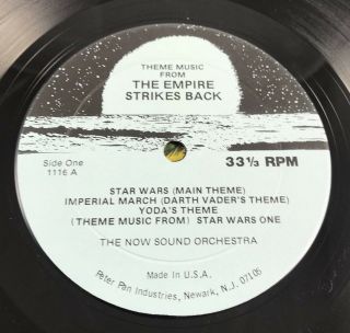 STAR WARS Theme Empire Strikes Back sci fi vtg LP record vintage SW 33 5