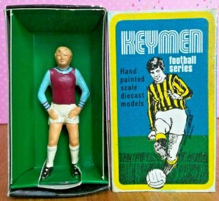 Vintage Keymen Bobby Moore Football Series Figure Die - Cast England West Ham Fc