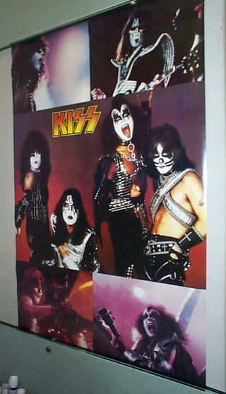 Kiss Vintage Make Up Live Collage Poster Only One