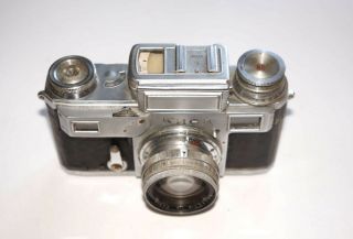 RARE 1954 Kiev - 3 Soviet 35 mm rangefinder camera Contax clone SN541805 4