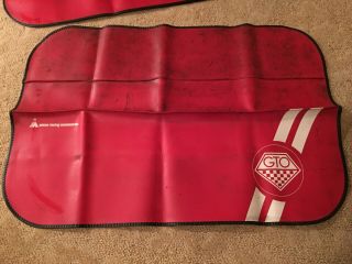 Vintage Gto Anton Racing Accessories Fender Cover Mat Protector