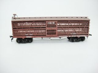 Vintage Ho Model Train Stock Car Denver & Rio Grande 5300 Wooden Completed