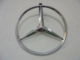 Mercedes Benz Vintage 380 Se Trunk Star Emblem Chrome Oem