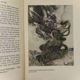 1922 ARTHUR RACKHAM ILLUSTRATED HAWTHORNE ' S WONDER BOOK FIRST AMERICAN EDITION 4