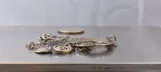 CrazieM Sterling 925 Silver Vintage Southwestern Estate Necklace 19 - 19.  75 x6430 2