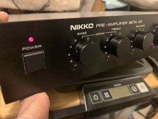 Nikko Beta 20 Pre - Amplifier Fine
