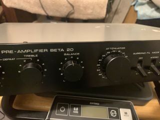 Nikko Beta 20 Pre - Amplifier Fine 3