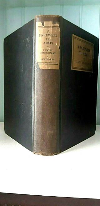 A FAREWELL TO ARMS - ERNEST HEMINGWAY - TRUE 1ST PRINTING.  NO DISCLAIMER 3