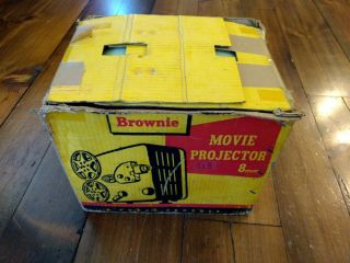Kodak Brownie 8mm Movie Projector Vintage No.  196