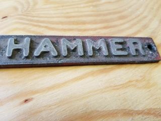 Vintage Cutler Hammer Name Plate 3