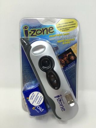 Polaroid I - Zone Instant Pocket Camera - Silver Edition,  With Batteries