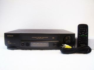 Hitachi Vcr Vt - Fx530a Video Cassette Recorder Hi - Fi Vhs Player W/ Remote -