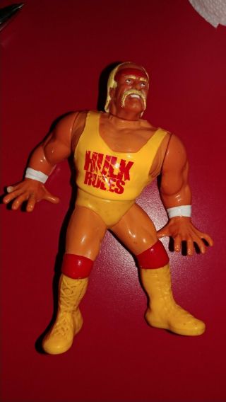 Vintage 1991 Titan Sports Wwf Wwe Hasbro Hulk Hogan Hulk Rules Wrestling Figure