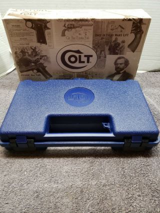 Vintage Colt Mk Iv Series 80 Frame Kit Box.  Hard Plastic With Sleeve