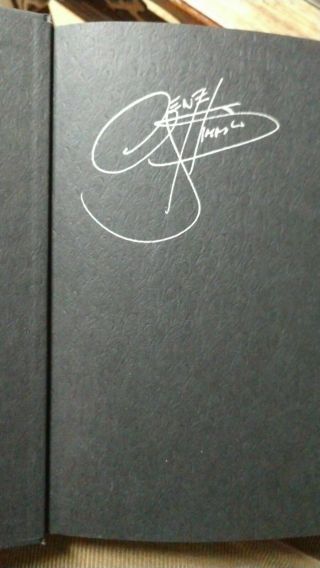 Signed Sex Money Kiss By Gene Simmons (2004,  Hardcover,  Limited) 1st Edition -