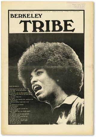 Berkeley Tribe - Vol.  3,  No.  15 (oct.  16 - 23,  1970) - Angela Davis Cover - Black Panthers