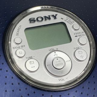 Vintage Sony Walkman PSYC D - NF420 Portable CD MP3 AM/FM Radio Weather Blue 2