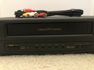 Symphonic VHS Player VR - 701 4 Head Hi - Fi Stereo VCR Video Cassette VHS Recorder 3