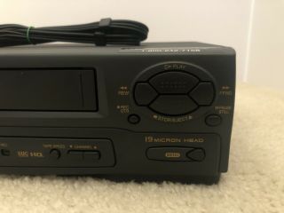 Symphonic VHS Player VR - 701 4 Head Hi - Fi Stereo VCR Video Cassette VHS Recorder 4
