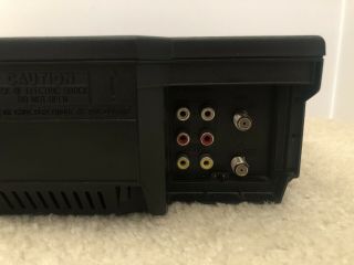Symphonic VHS Player VR - 701 4 Head Hi - Fi Stereo VCR Video Cassette VHS Recorder 7